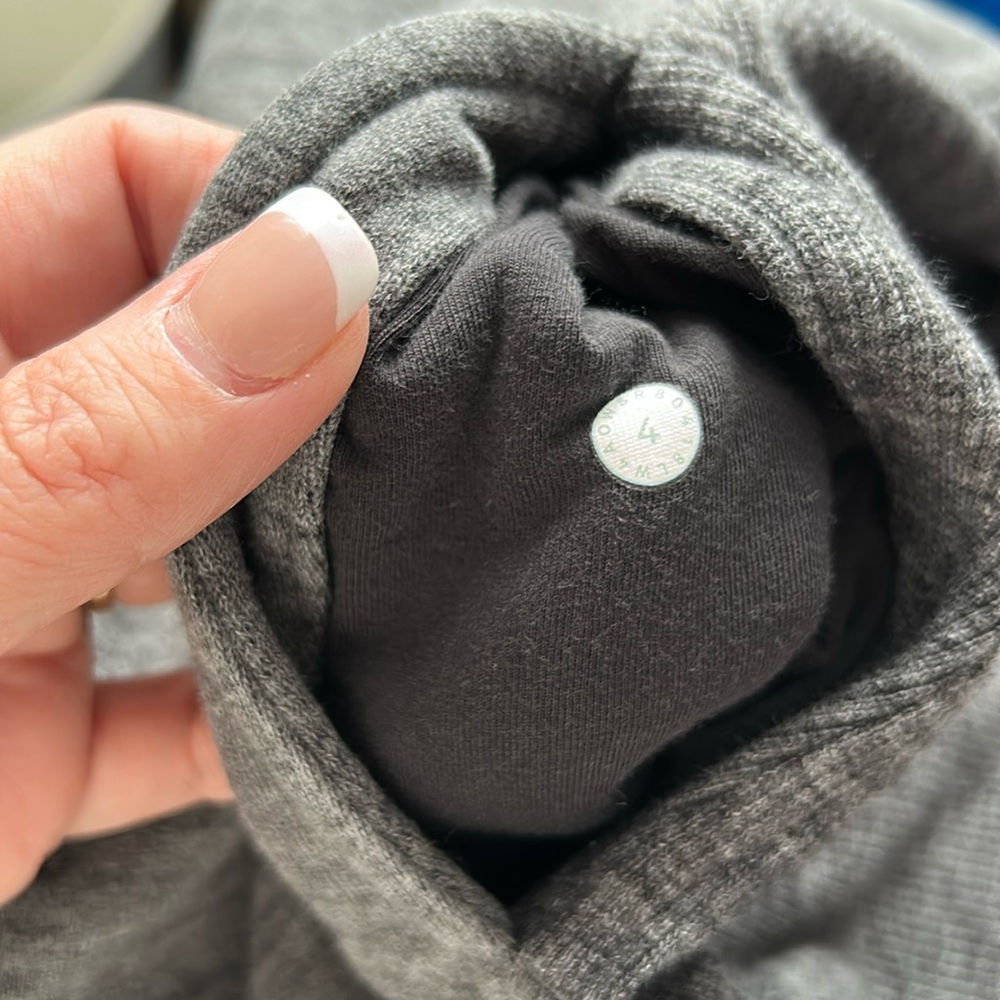 Lulu Radiant Sweatshirt Full Zip Jacket II Size 4